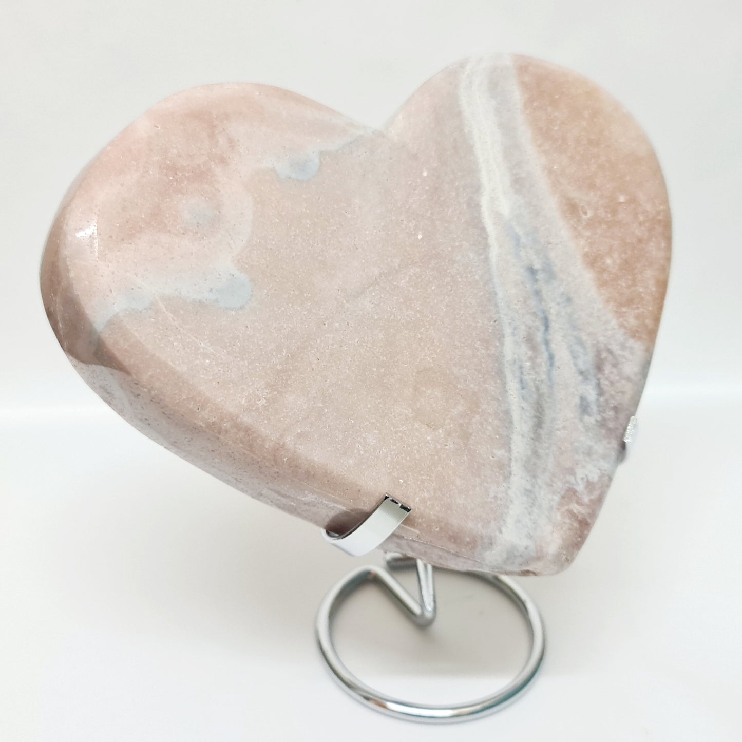 Pink Amethyst Heart 7