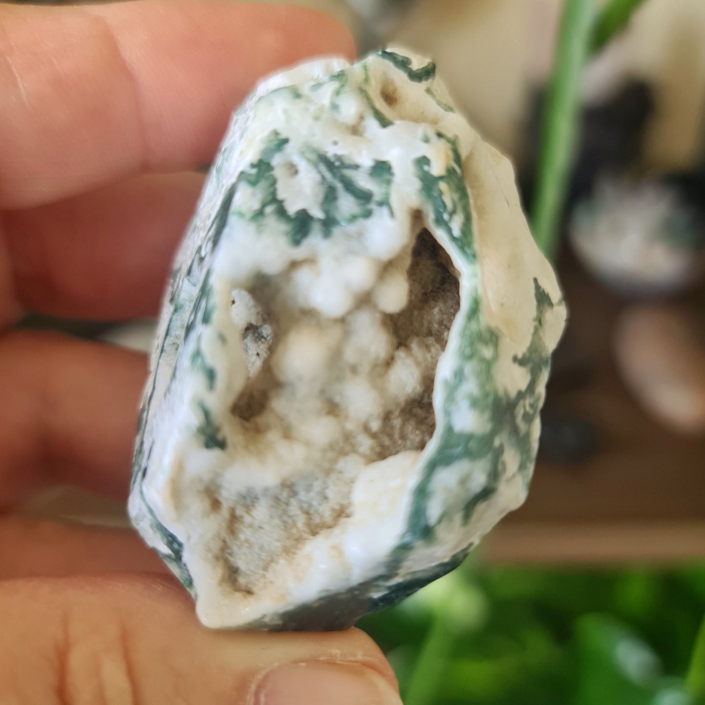 Moss Agate Druzy Freeform