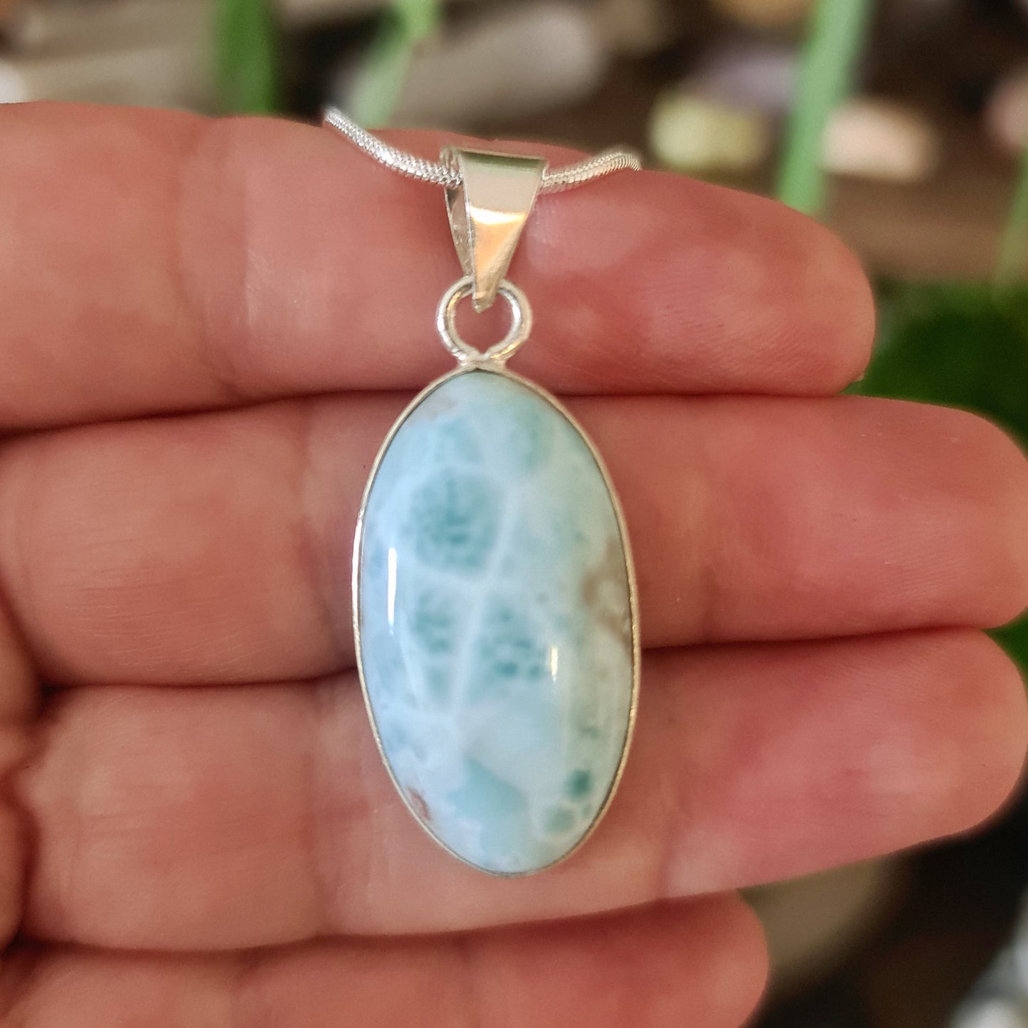 Larimar Pendants