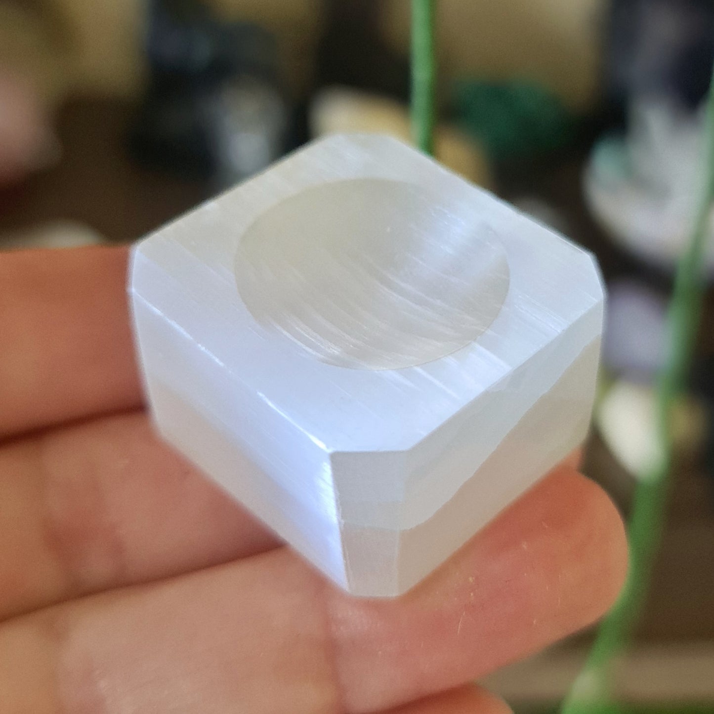 Selenite Sphere Stand