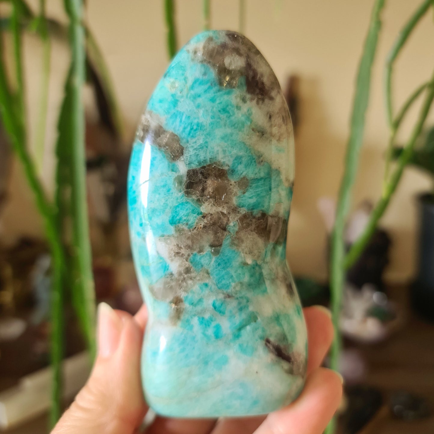 Amazonite & Smoky Quartz Free Form