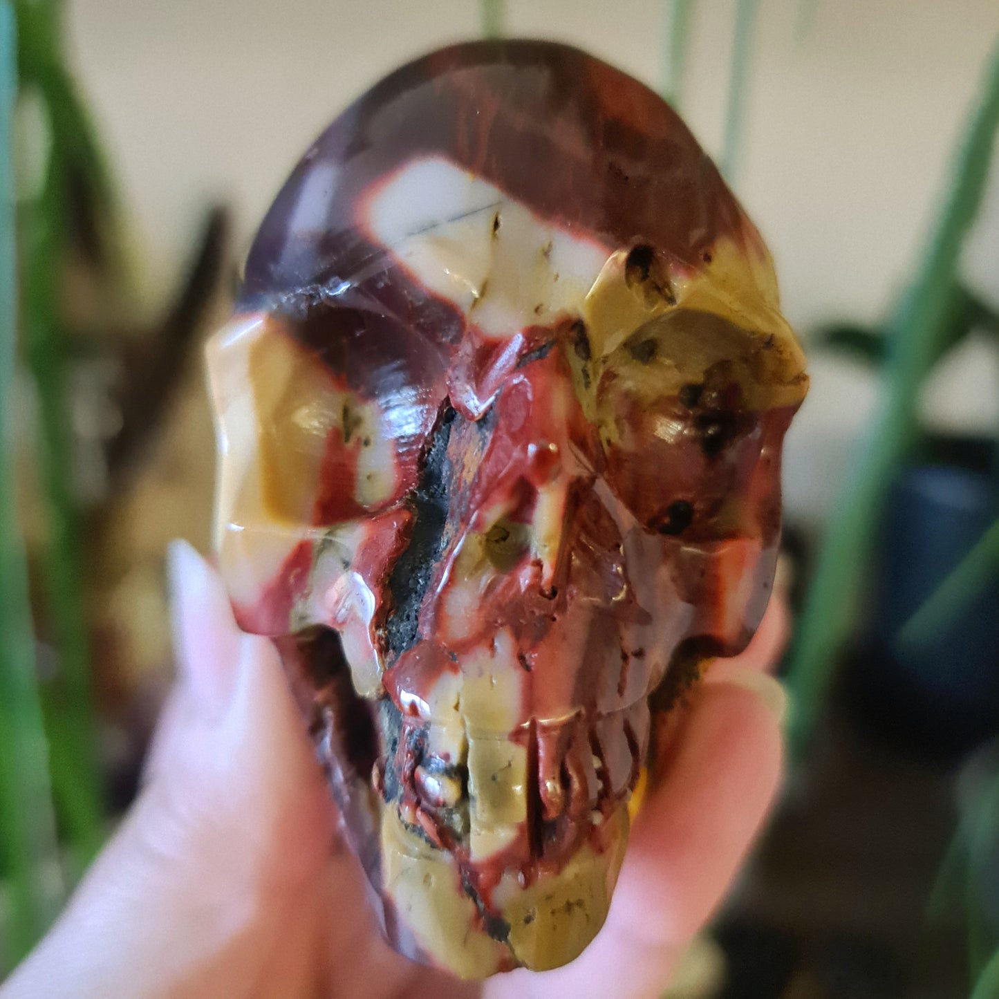 Mookaite Jasper Skull
