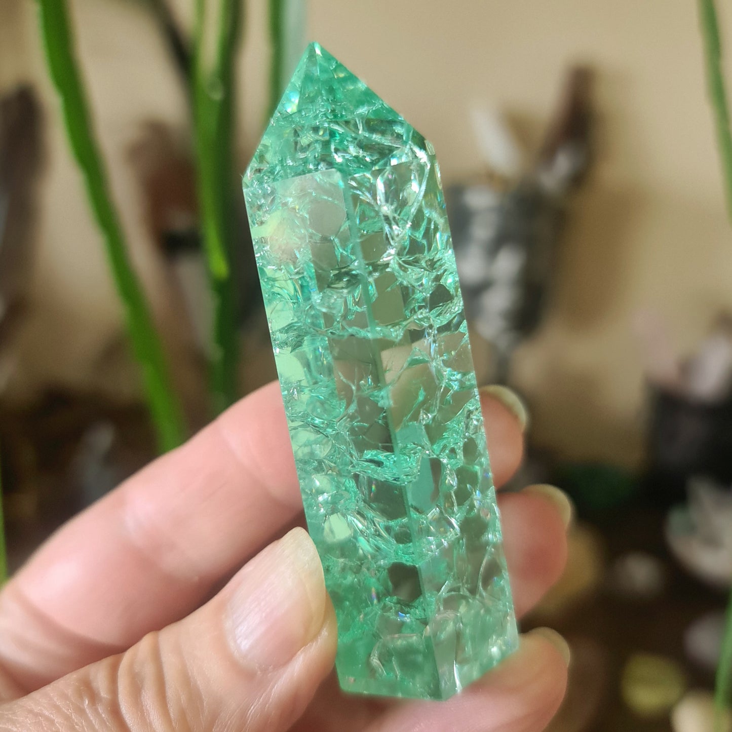 Crackle Quartz Point