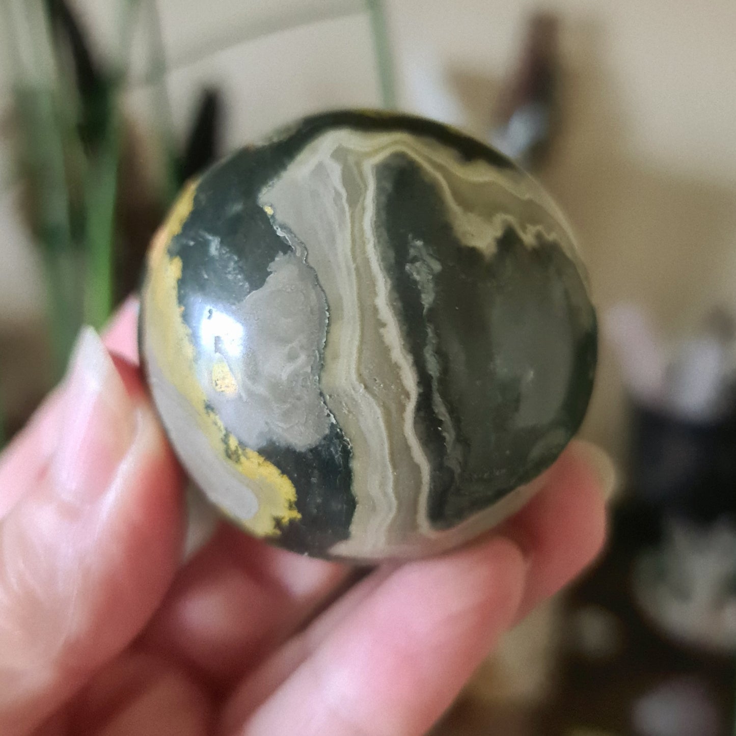 Bumblebee Jasper Sphere