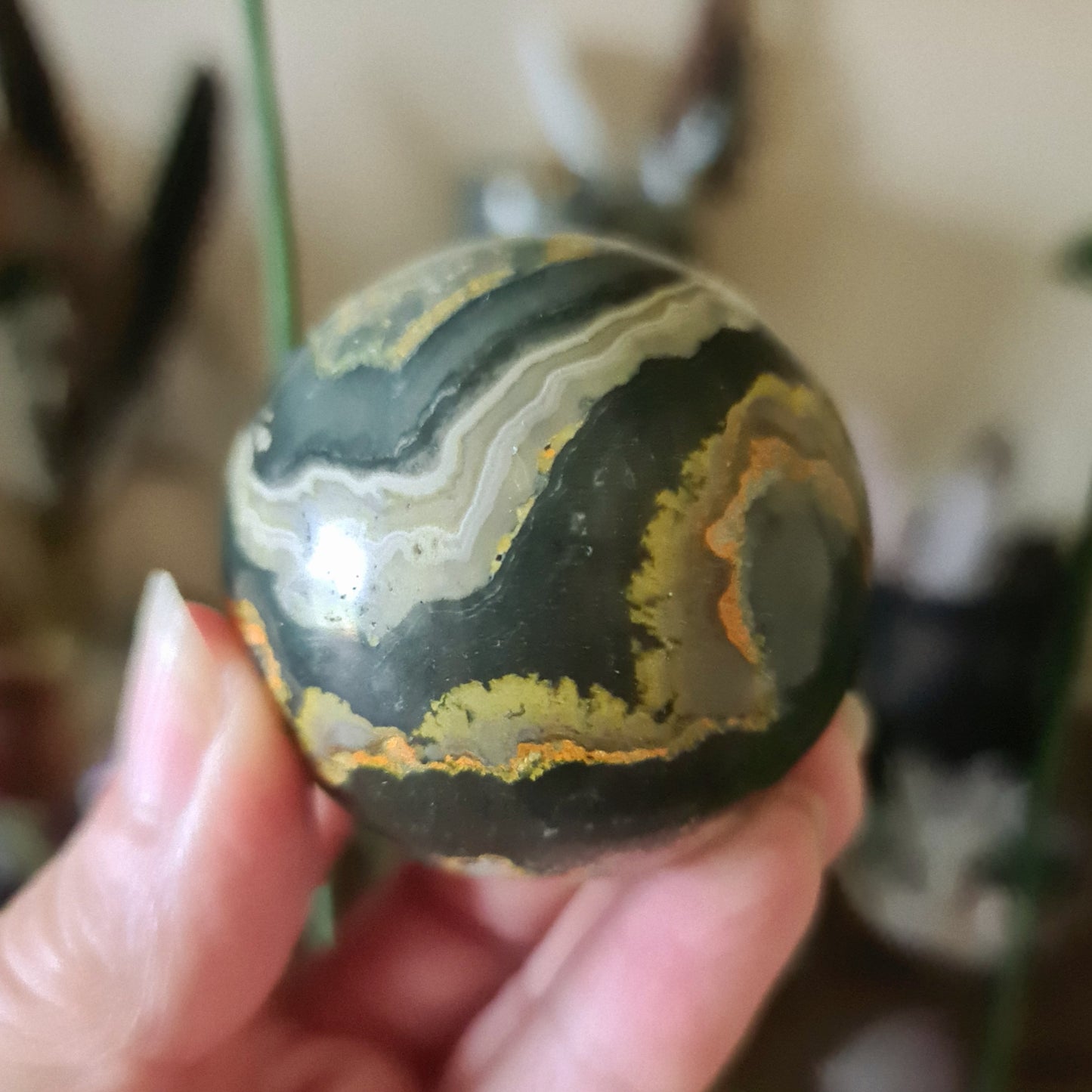 Bumblebee Jasper Sphere