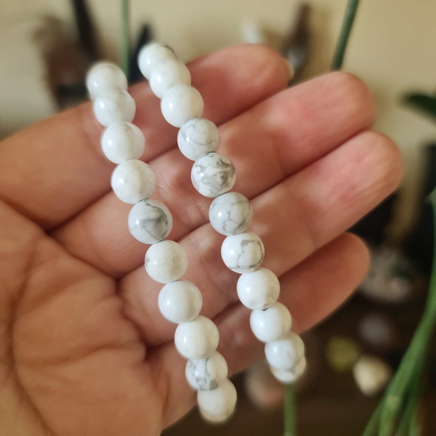 White Howlite Bracelet