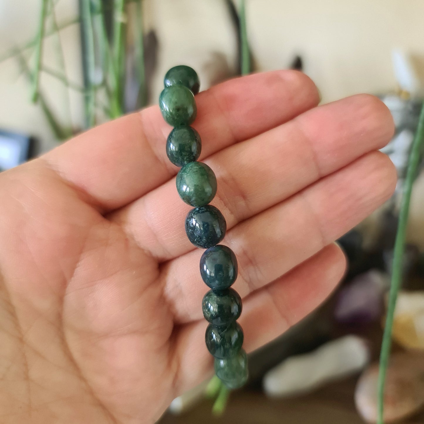 Moss Agate Bracelets