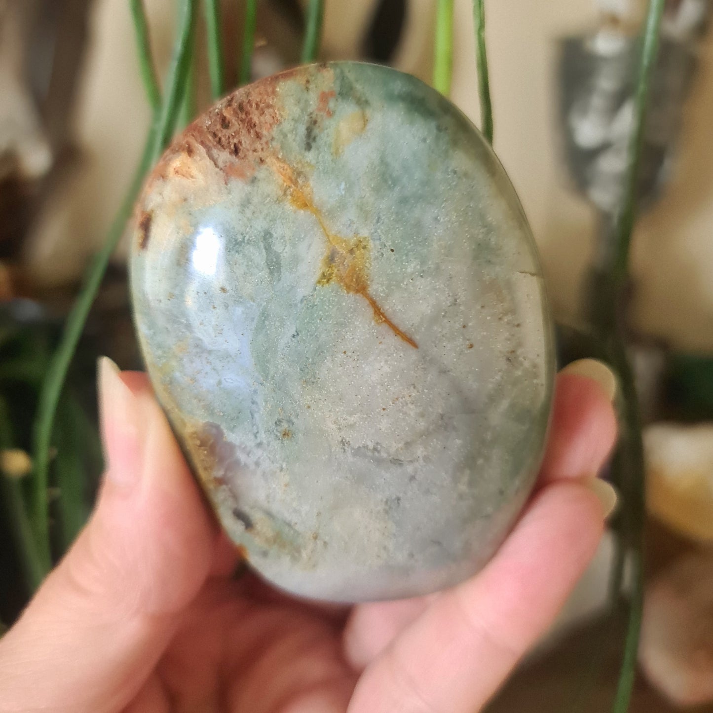 Ocean Jasper Palm Stone