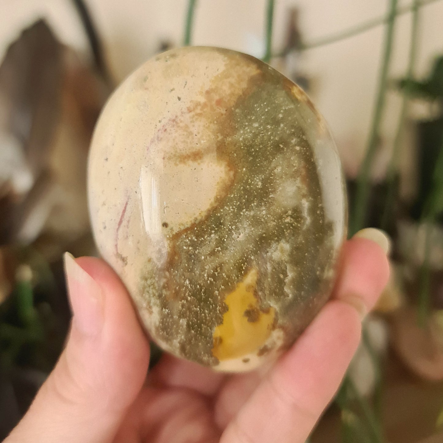 Ocean Jasper Palm Stone