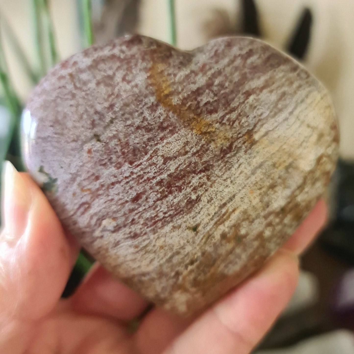 Ocean Jasper Hearts - Medium