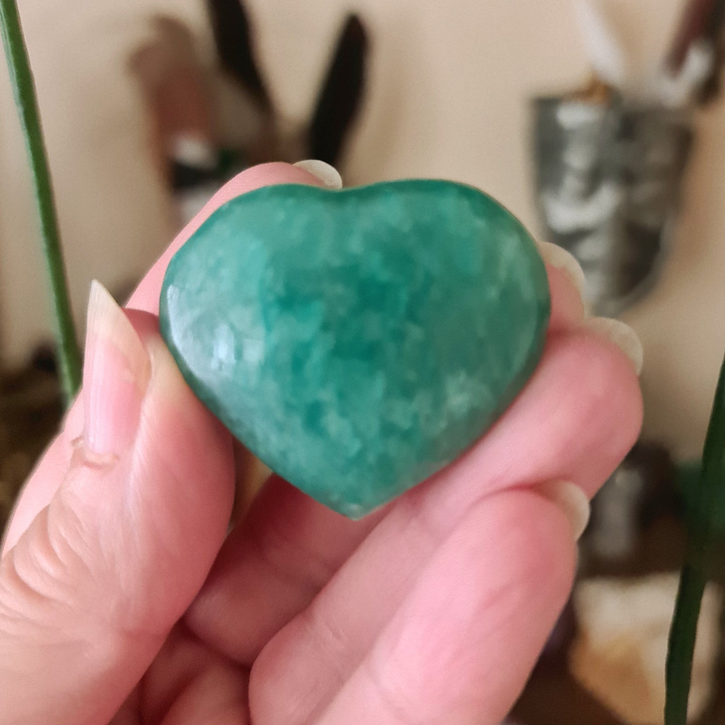 Amazonite Hearts