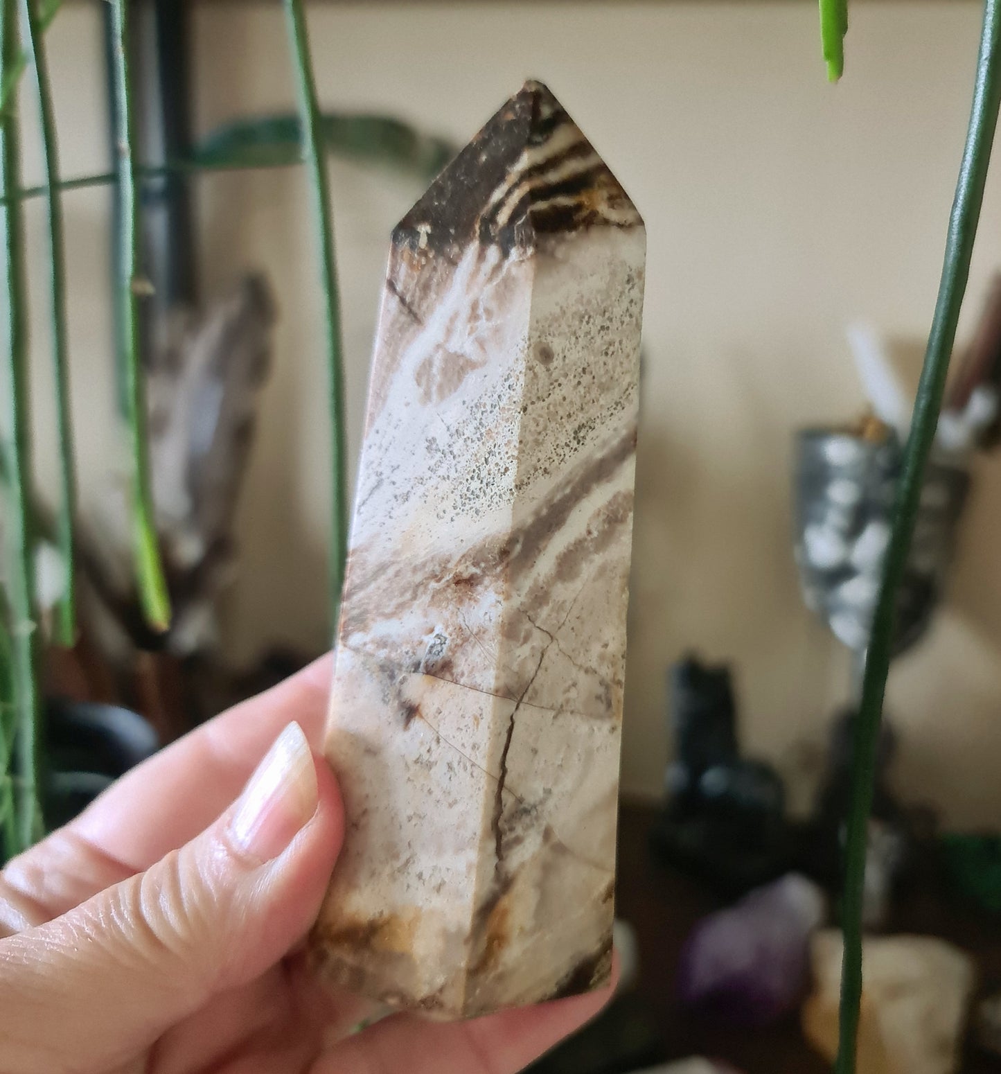 Chocolate Calcite Tower