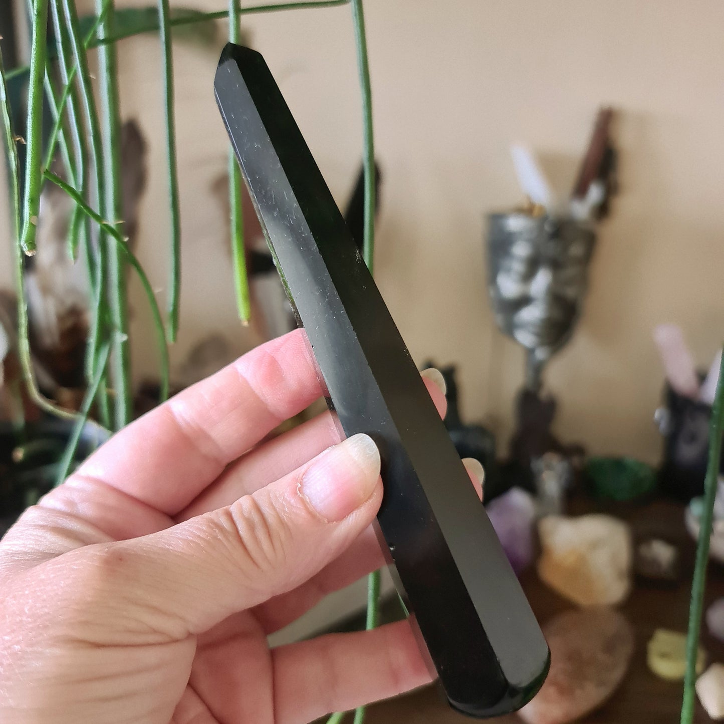 Black Obsidian Wand - Large