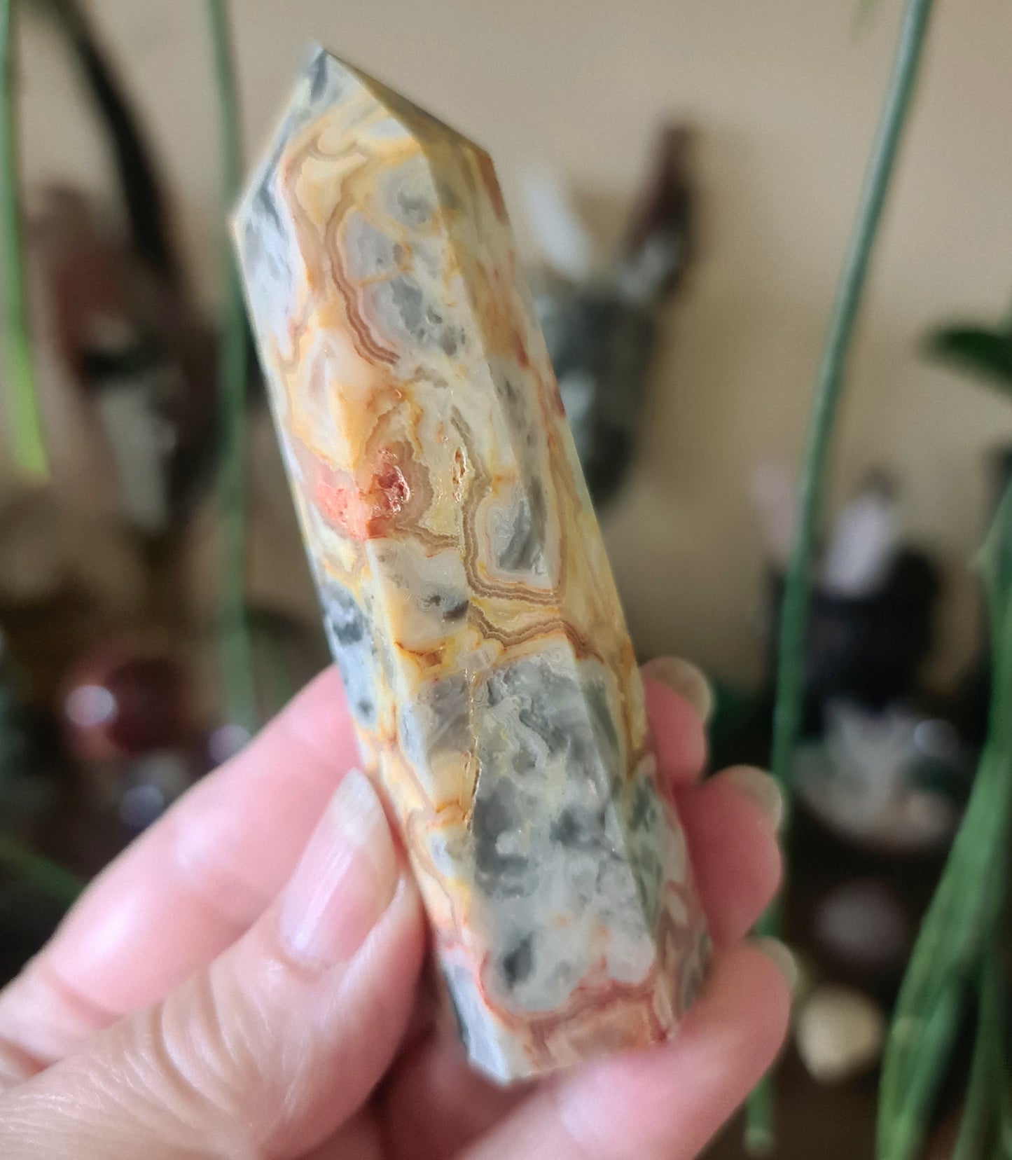 Crazy Lace Agate Points