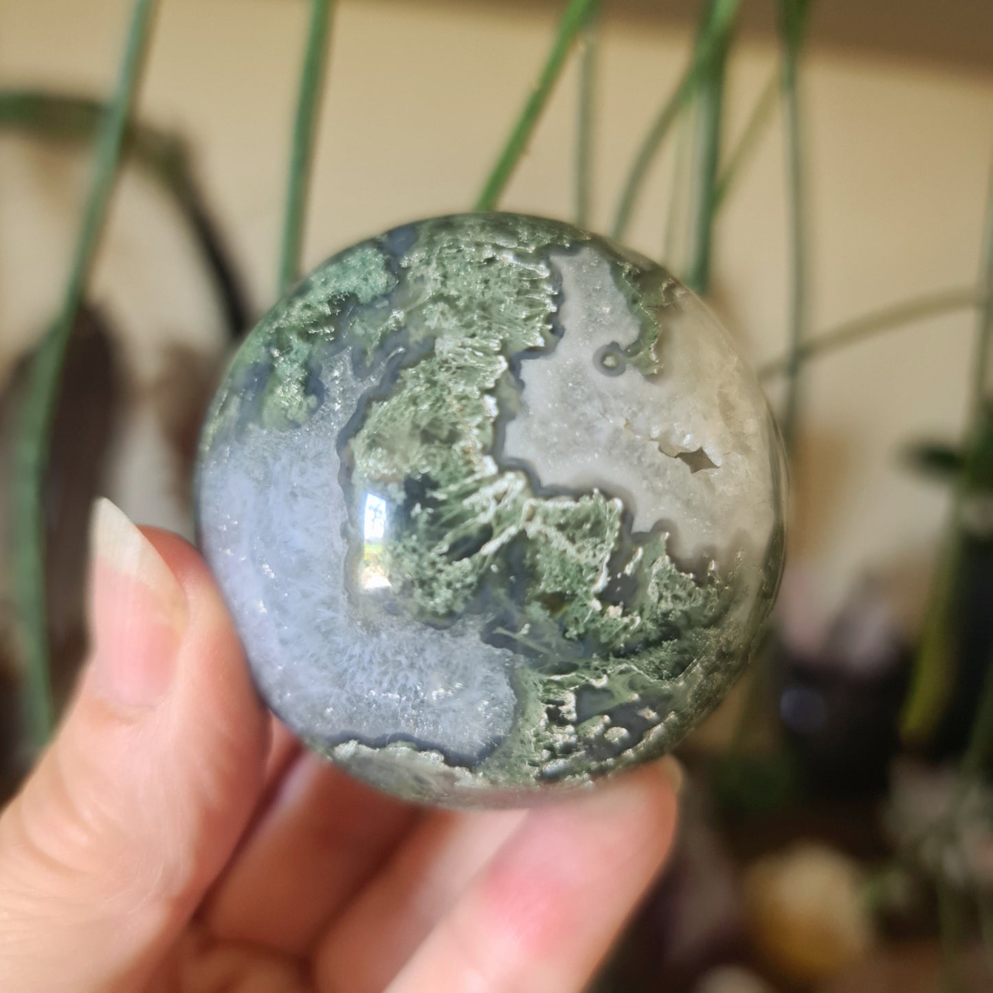 Moss Agate Sphere