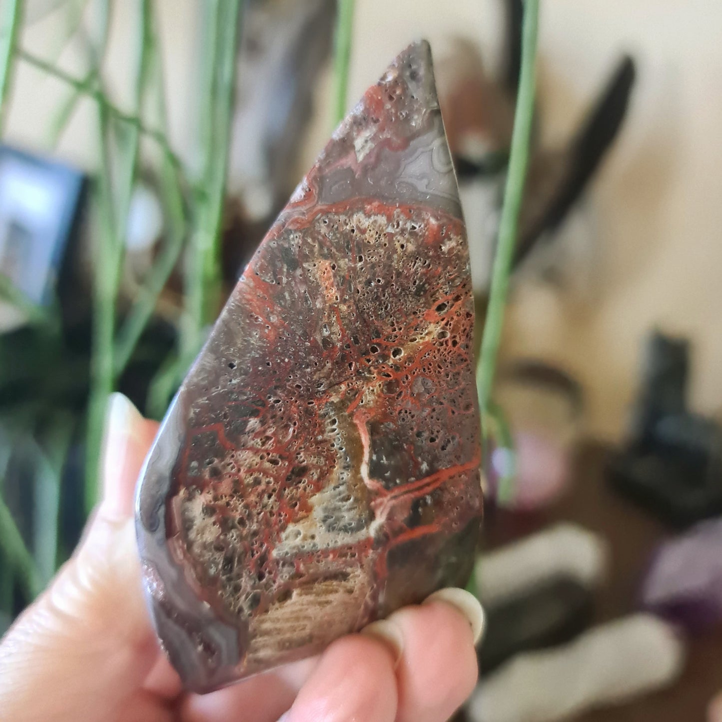 Mexican Lace Agate Flame