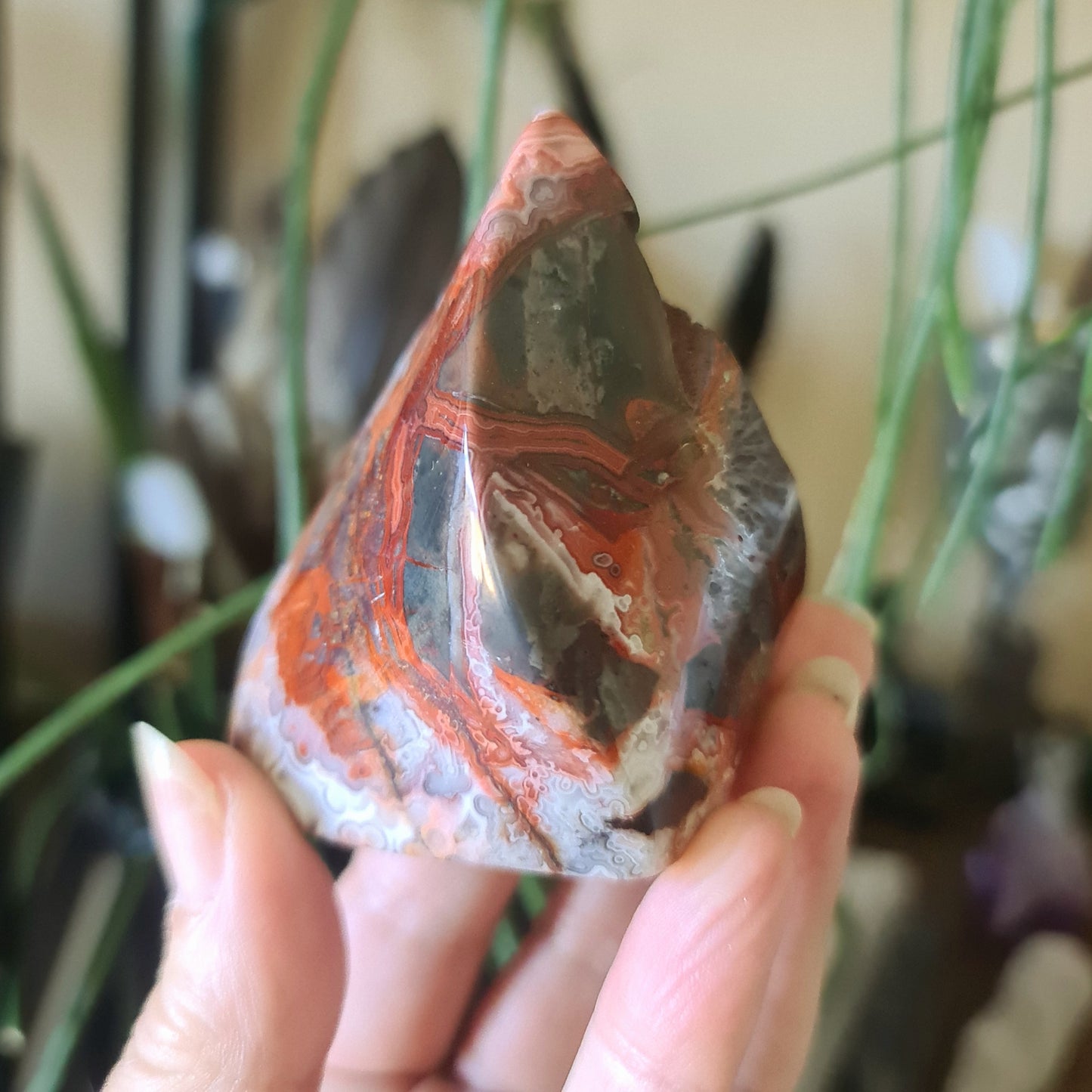 Mexican Lace Agate Flame