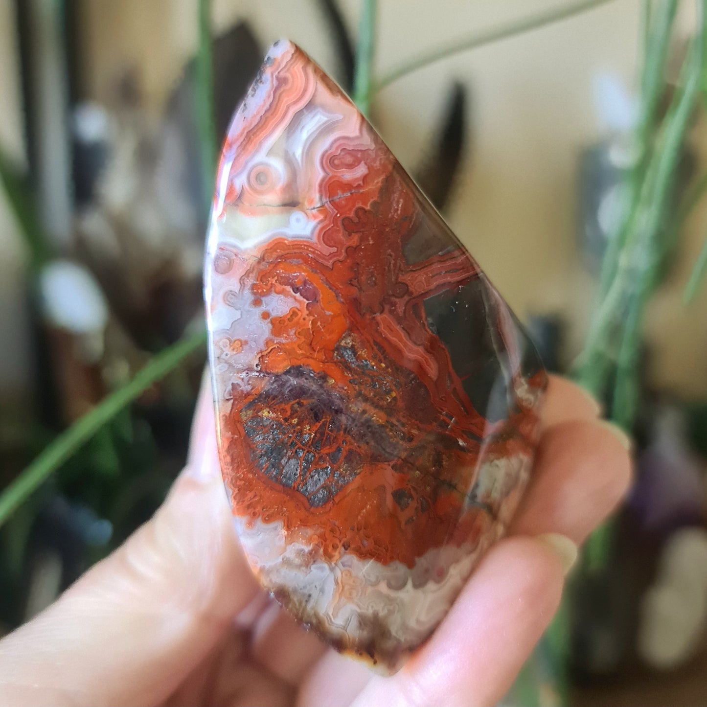 Mexican Lace Agate Flame