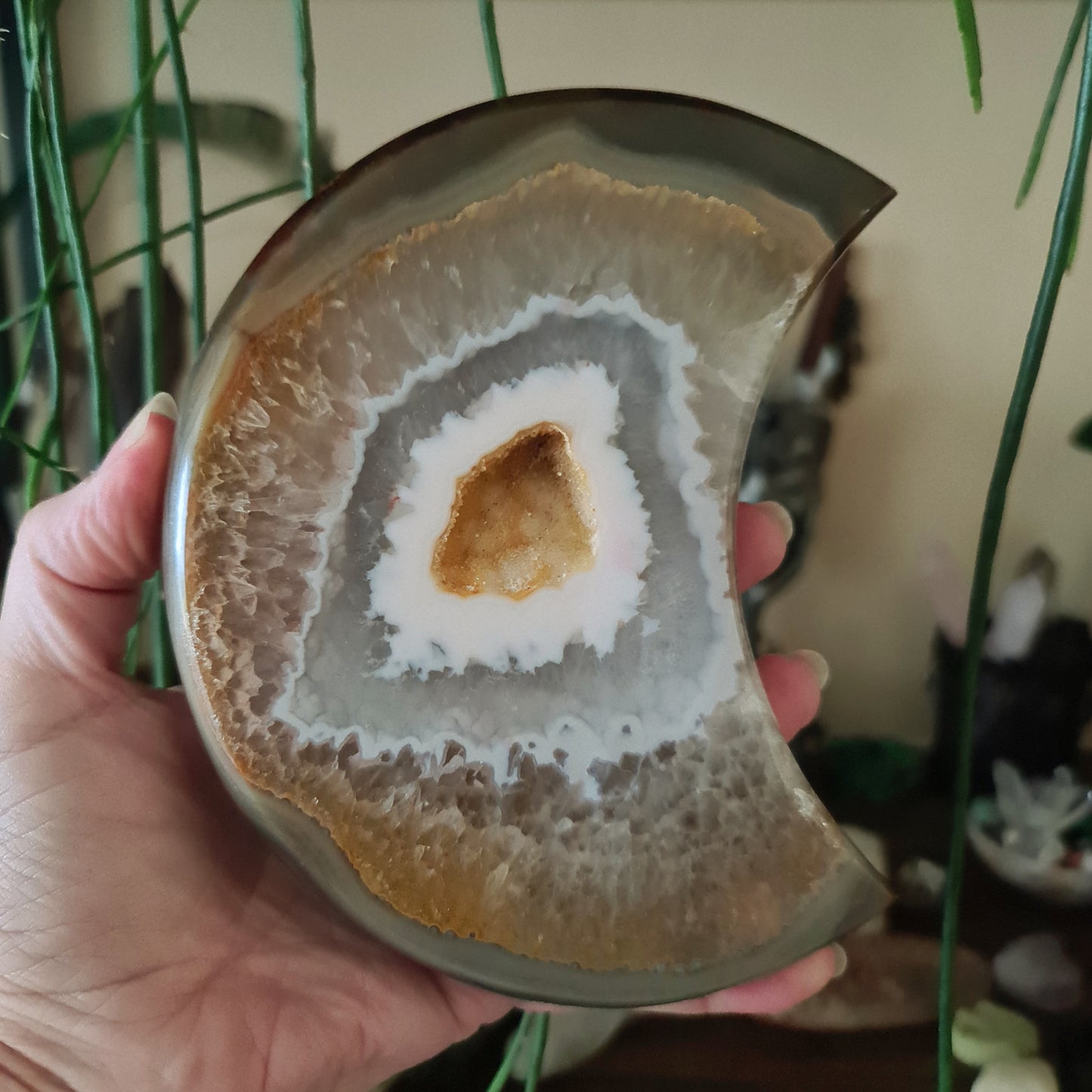Agate Moon -Druzy