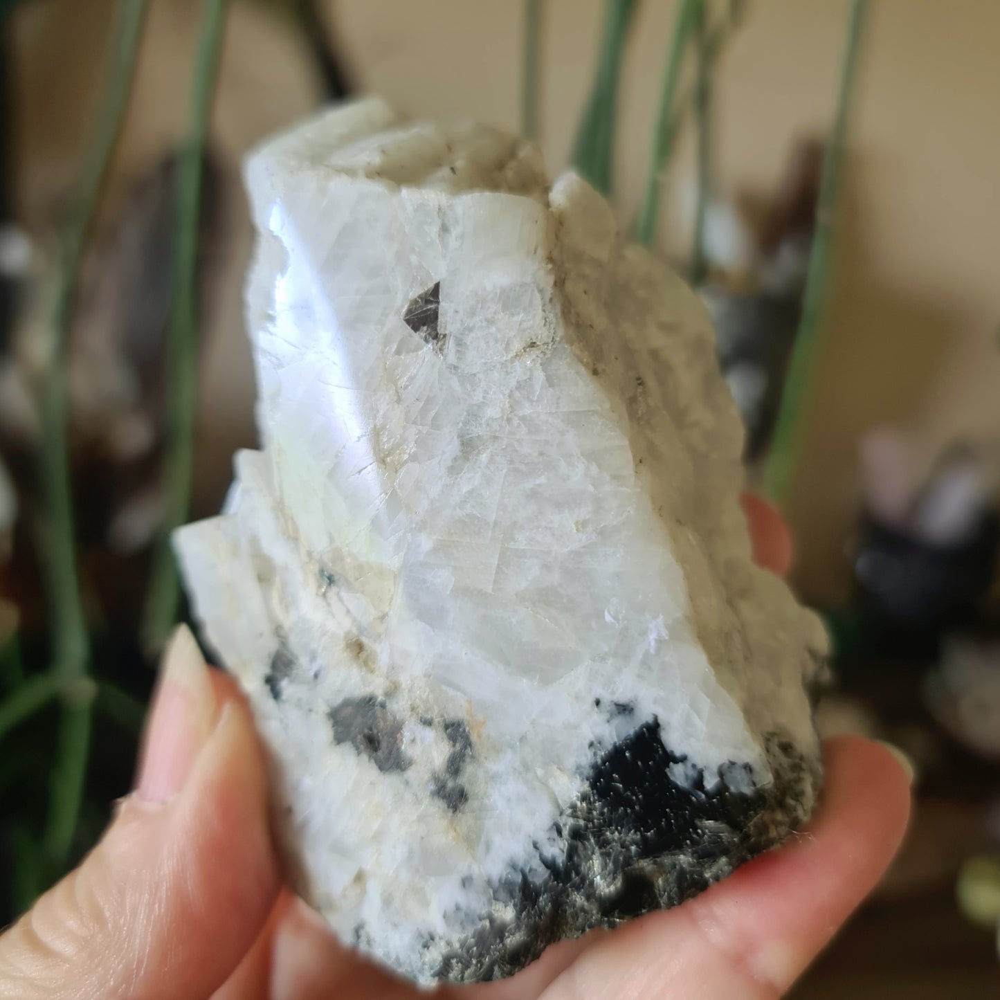Rainbow Moonstone Chunk