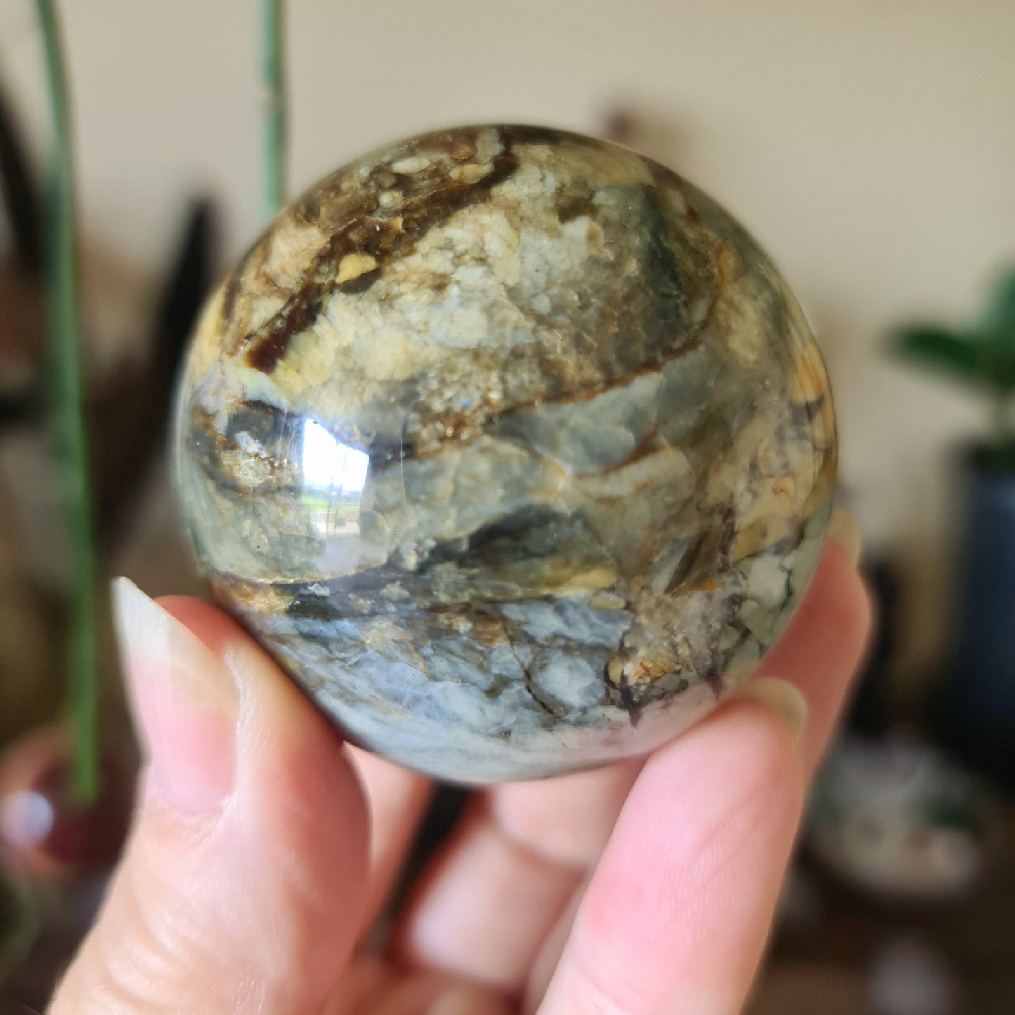 Blue Daud Jasper Spheres