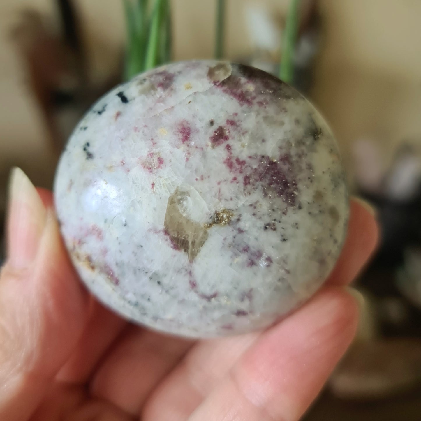 Pink Tourmaline Palm