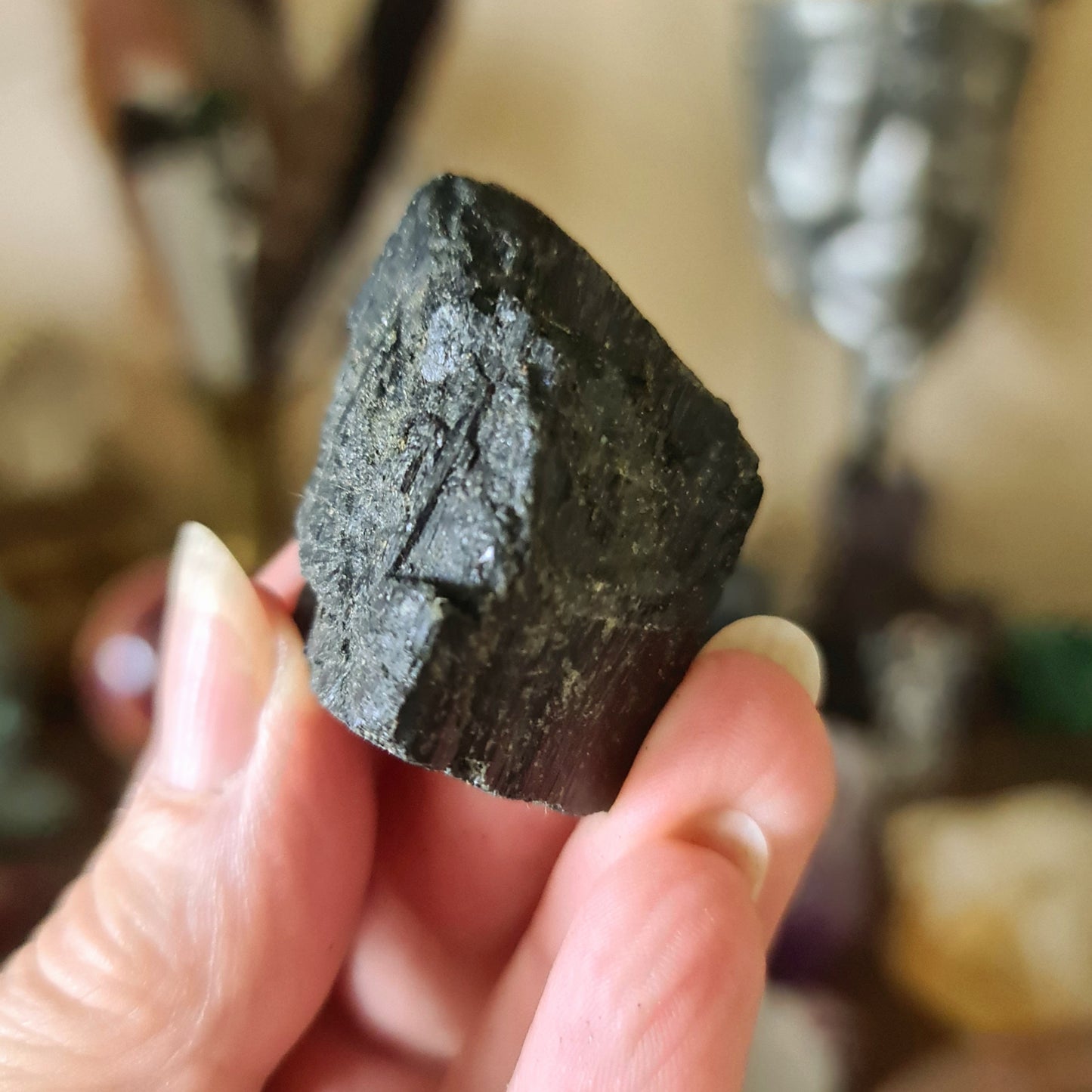 Black Tourmaline Chunks