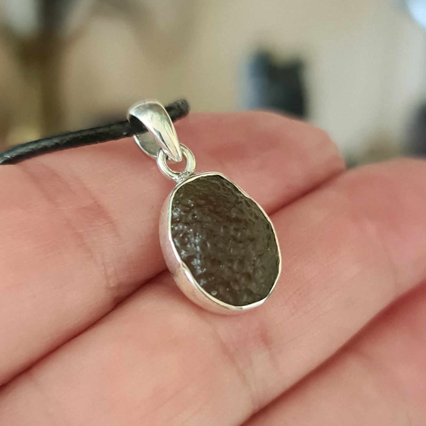 Moldavite Pendant