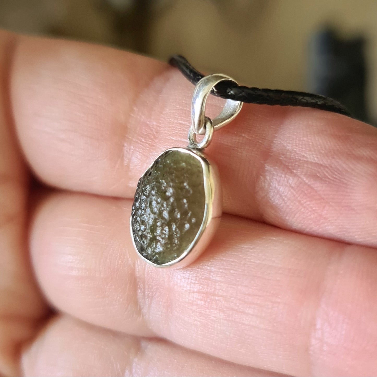 Moldavite Pendant