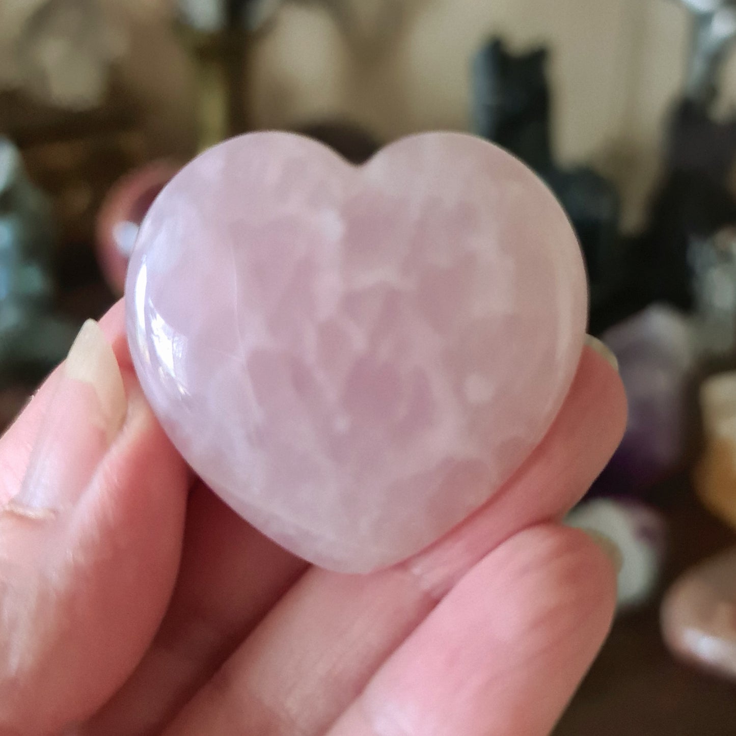 Rose Quartz Heart