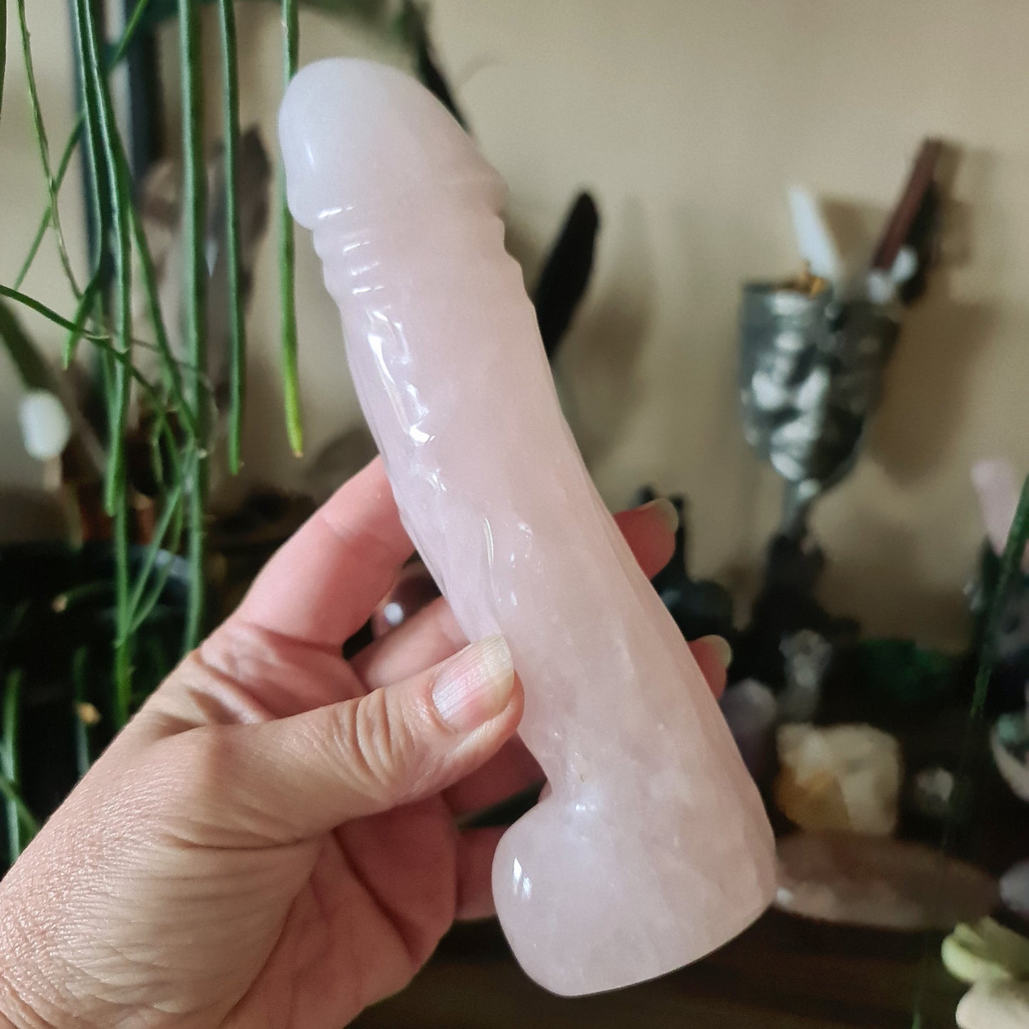 Yoni Rose Quartz Penis