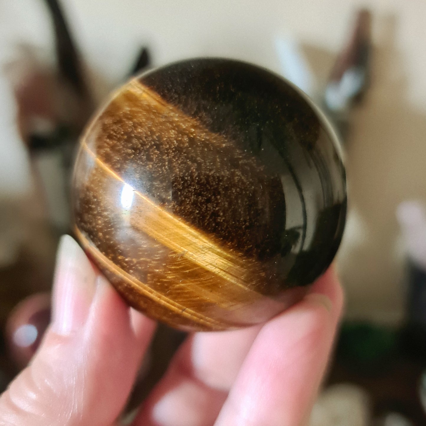 Tiger Eye Sphere