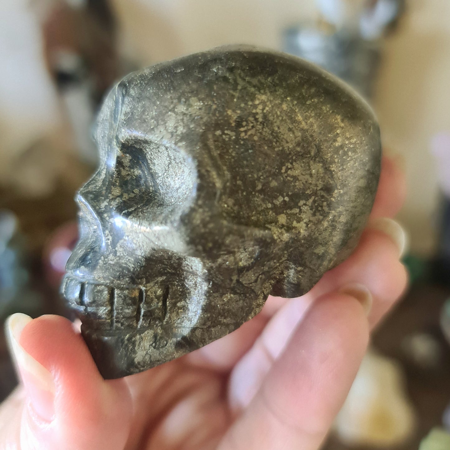 Pyrite Skull