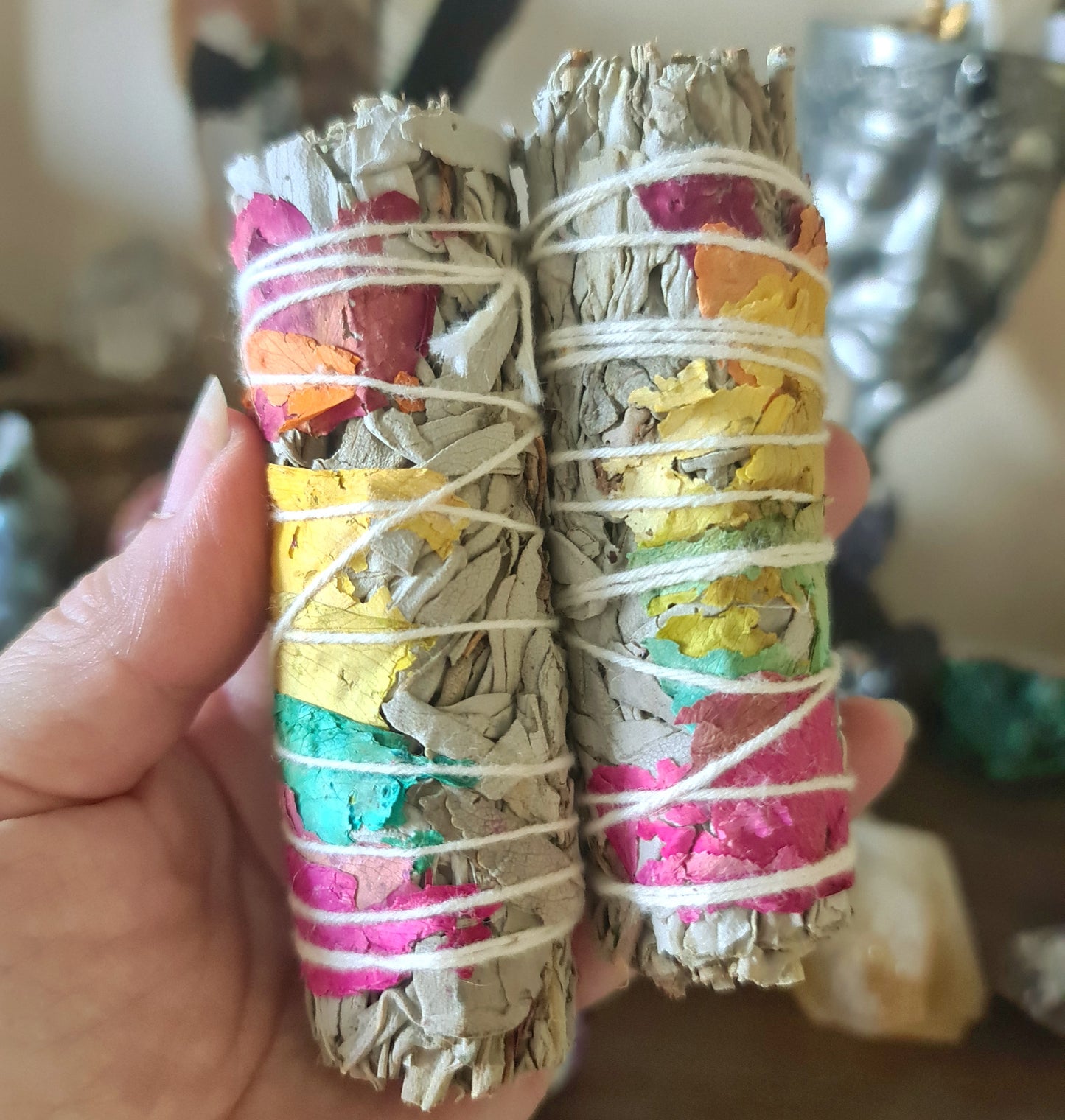 Chakra Petal White Sage