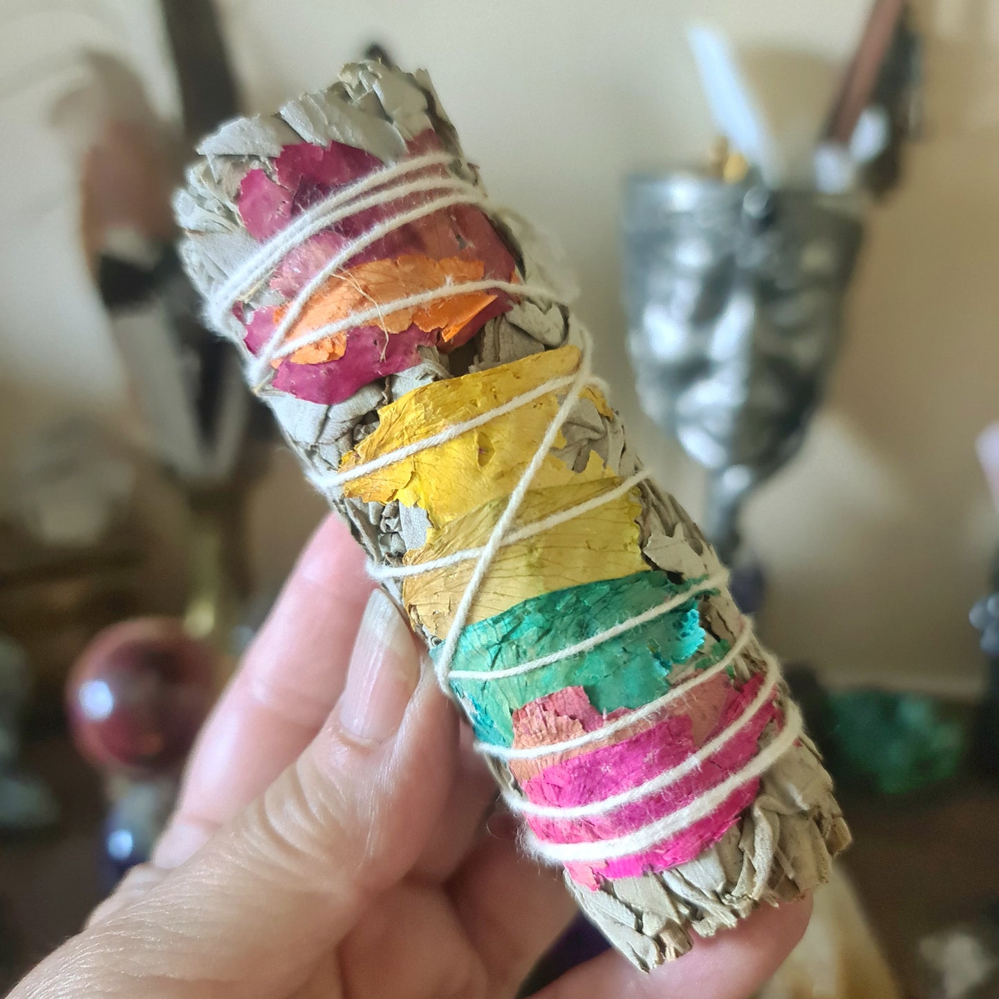 Chakra Petal White Sage