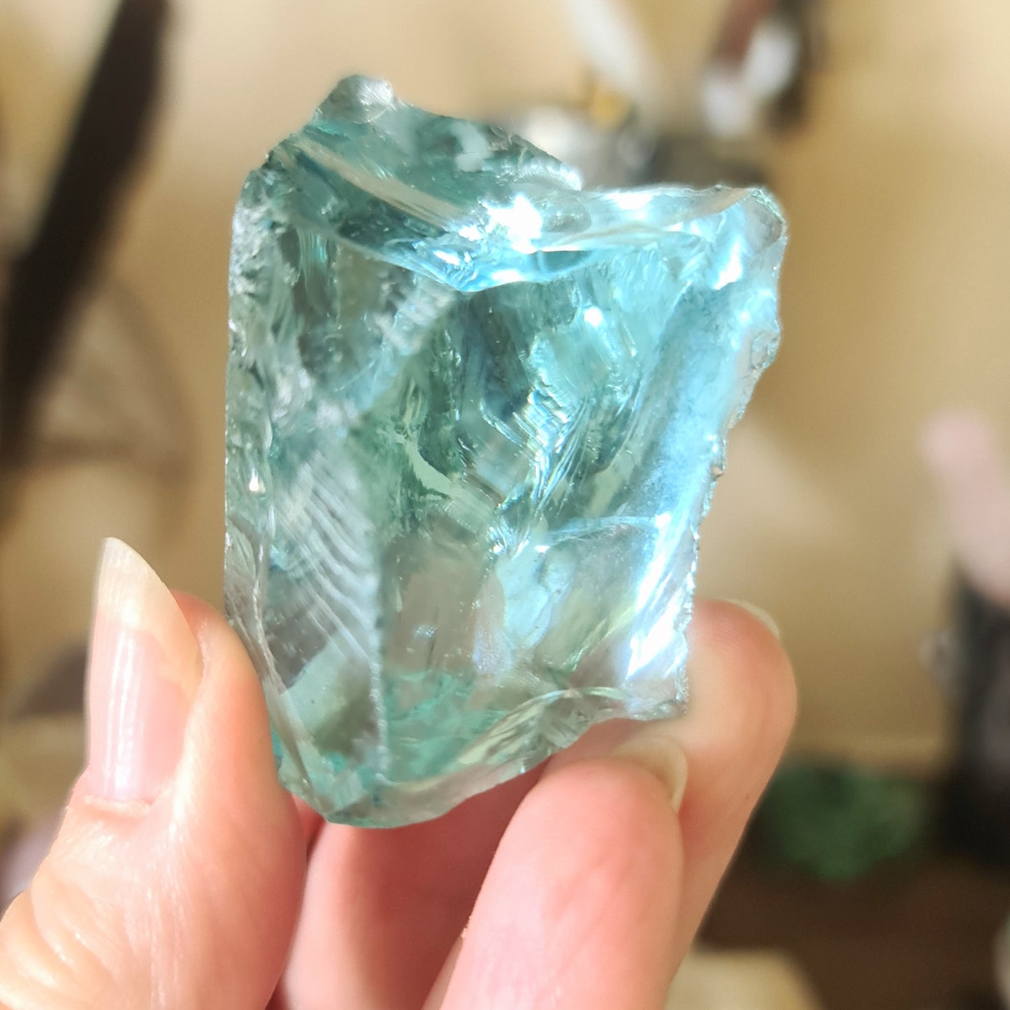 Blue Obsidian Chunks