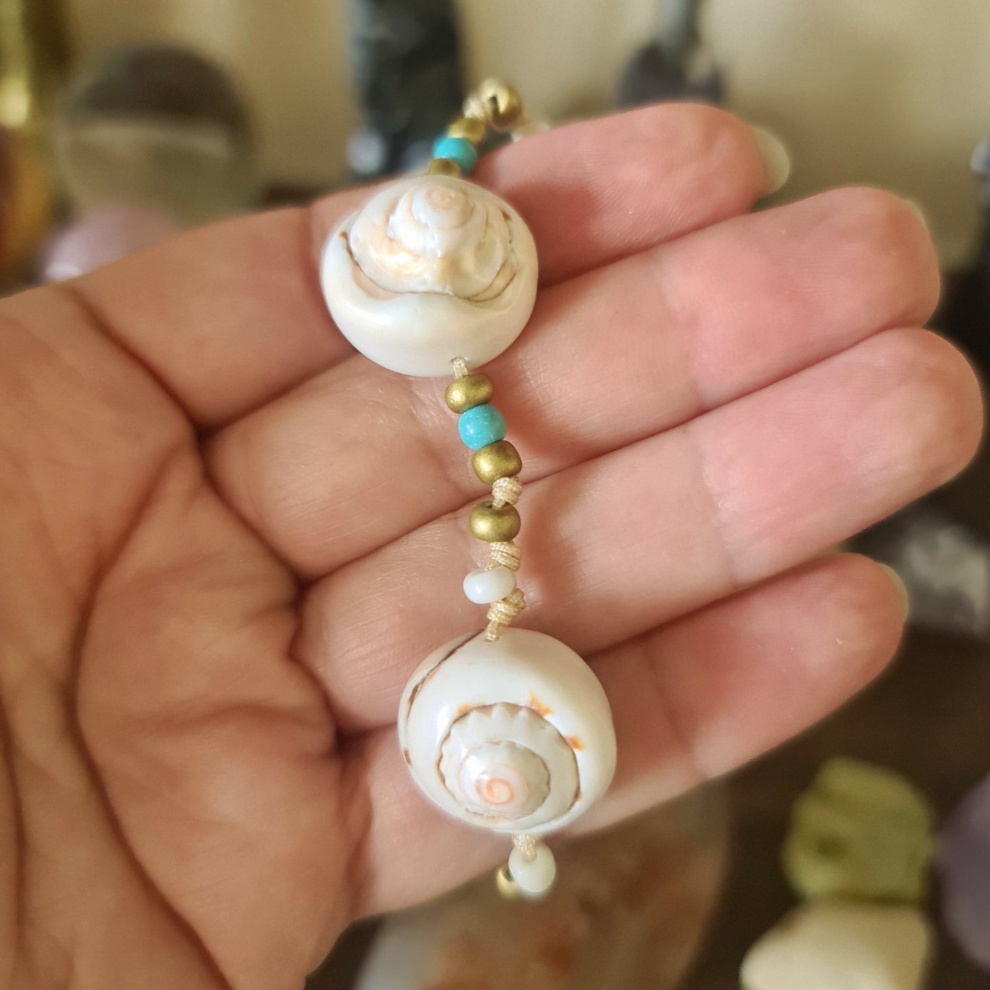 Beaded Shell Anklet