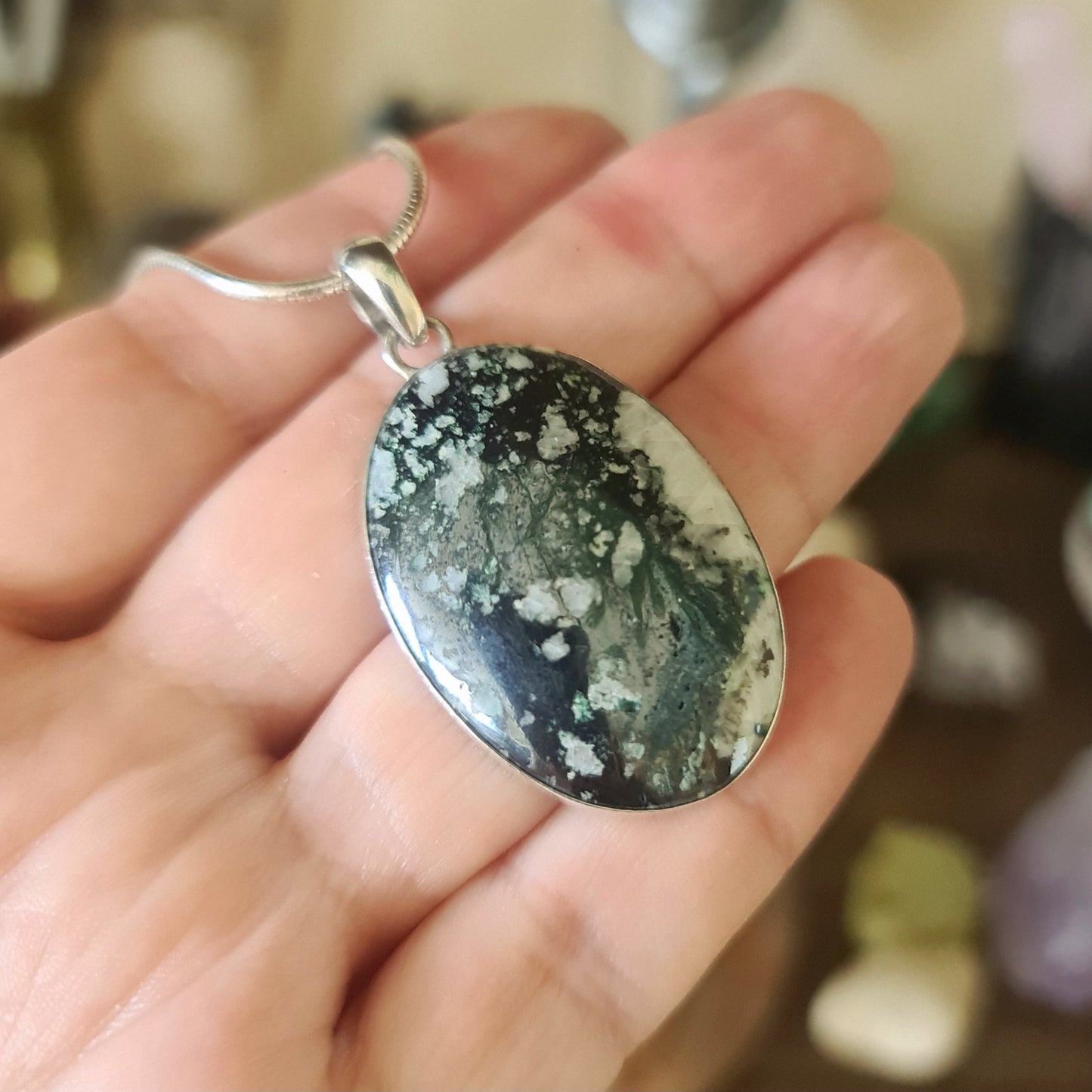 Covellite Pendant