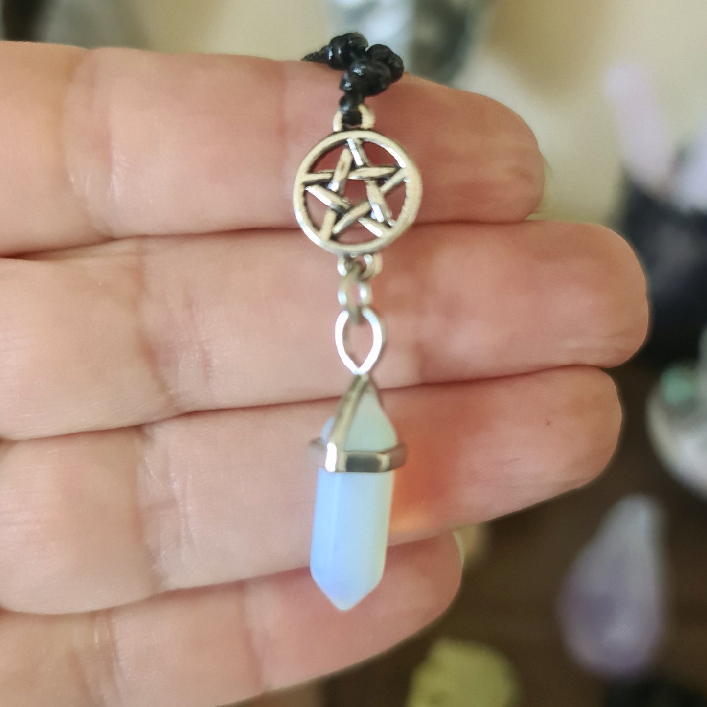 Pentagram Crystal Necklace