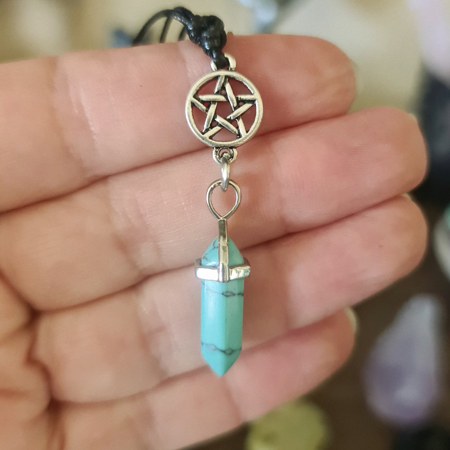Pentagram Crystal Necklace