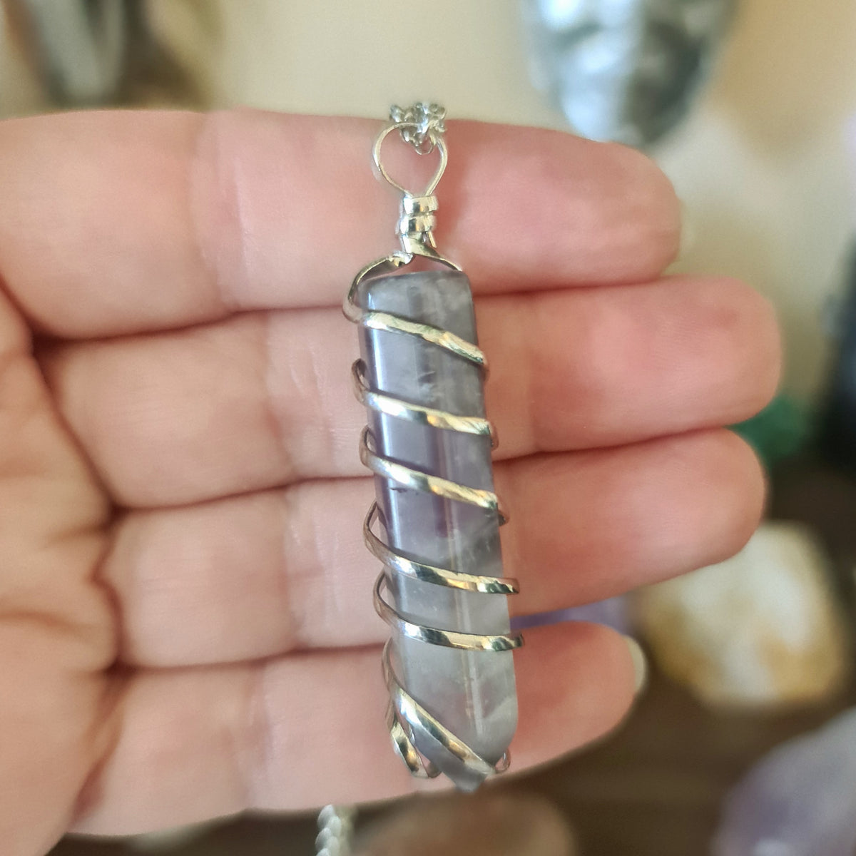 Wire Wrapped Point Necklace