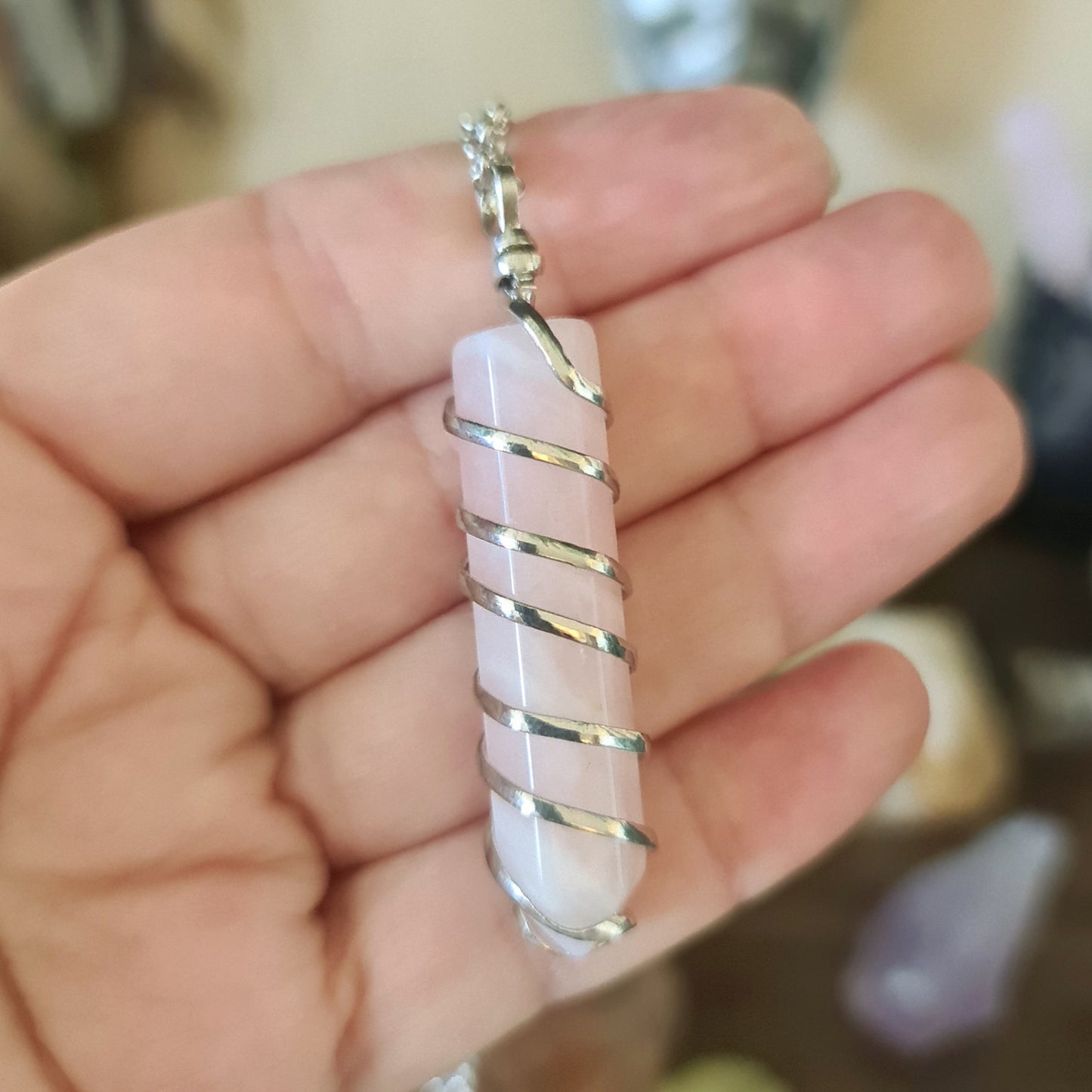 Wire Wrapped Point Necklace