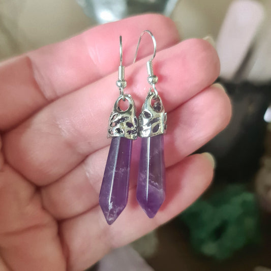 Crystal Point Earrings