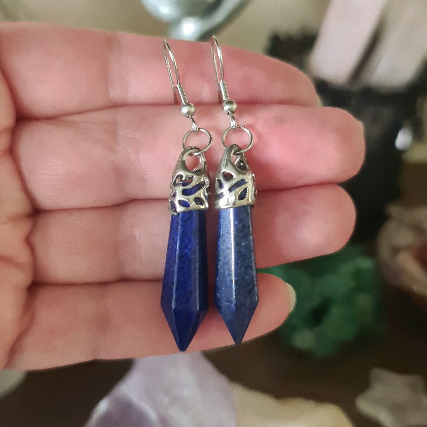 Crystal Point Earrings