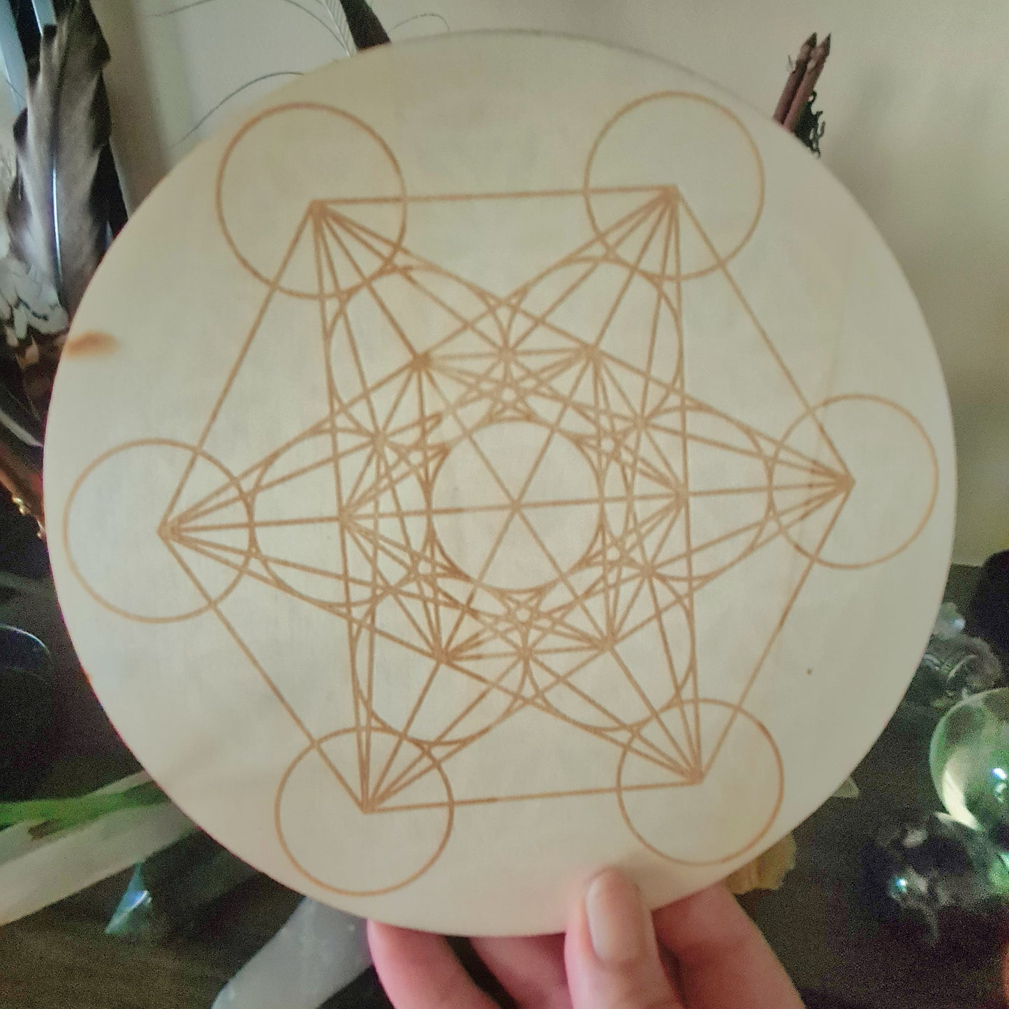 Crystal Grid - 20Cm - Timber