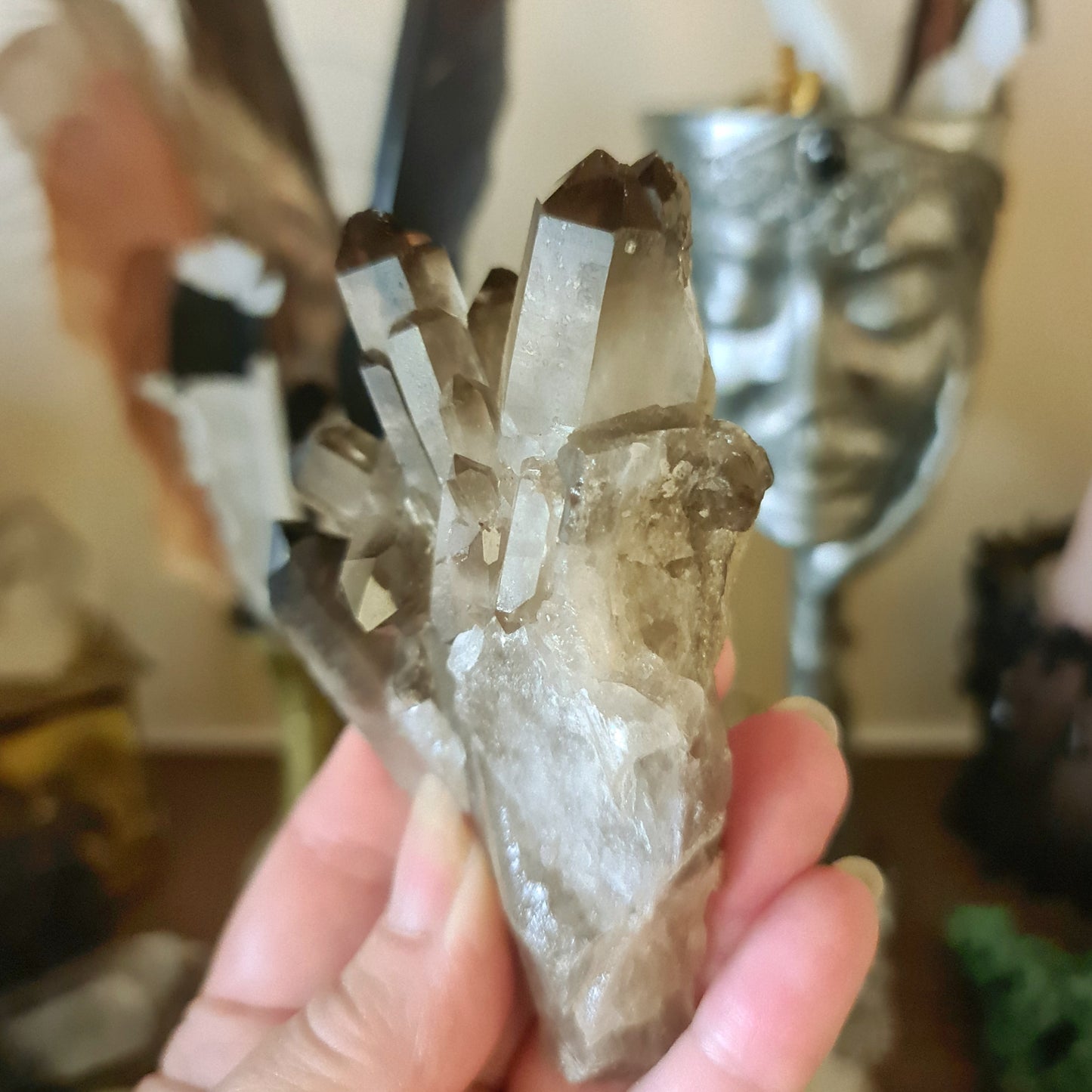 Smoky Quartz Cluster