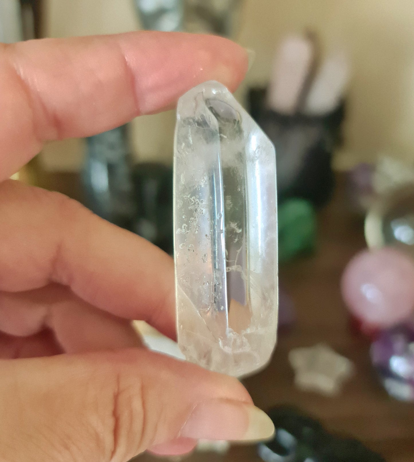 Clear Quartz Tumbled Point