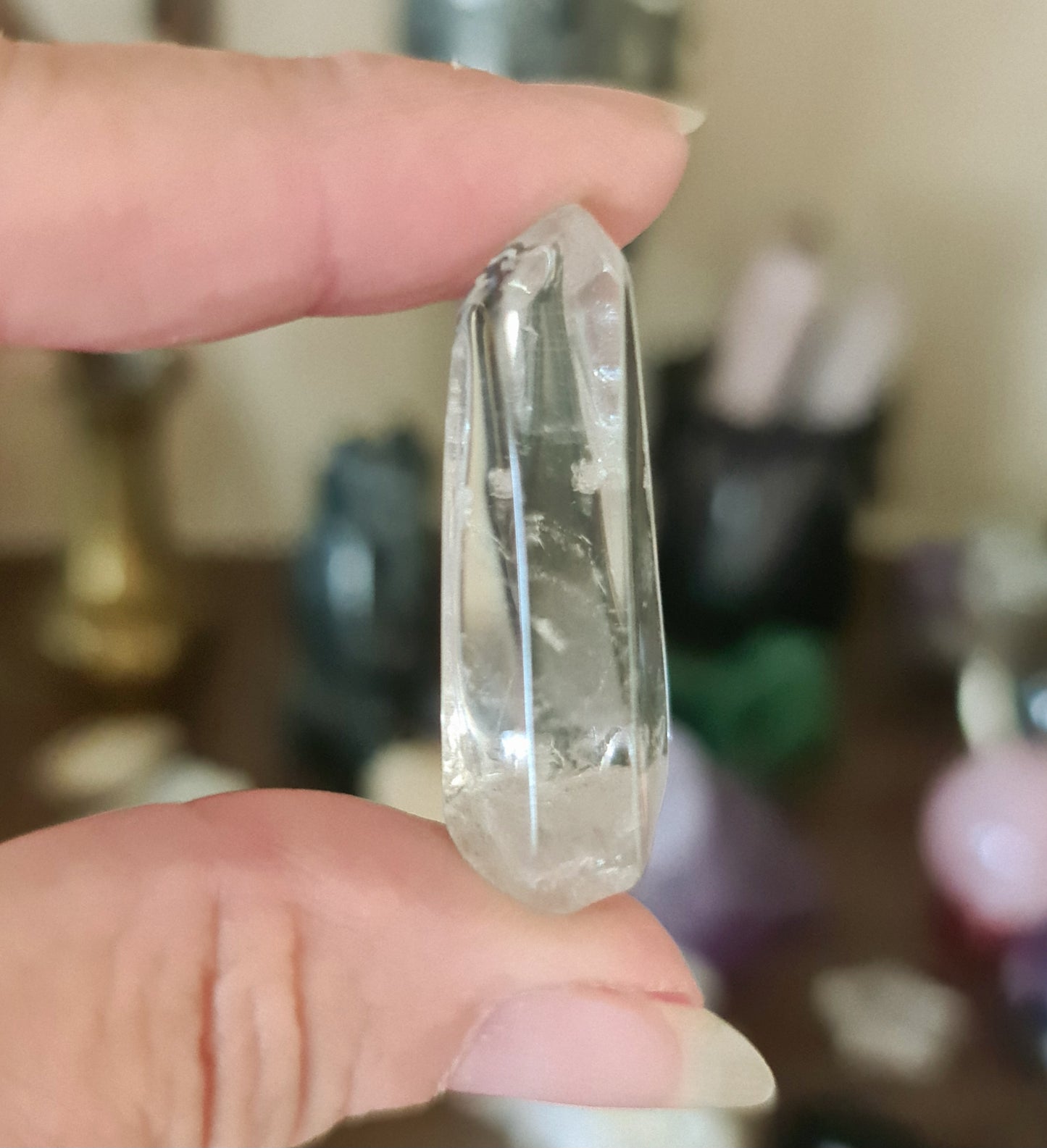 Clear Quartz Tumbled Point