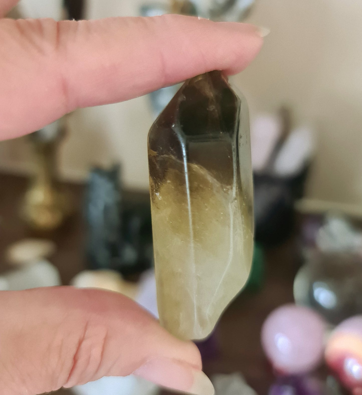 Citrine Tumbled Point