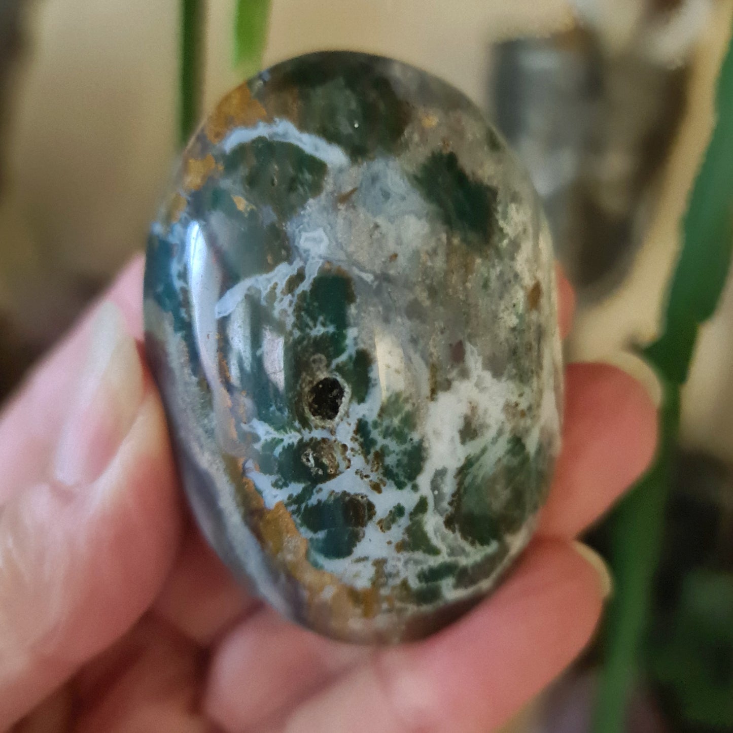 Ocean Jasper Palm Stone